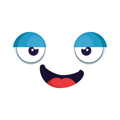 emoticon face kawaii character