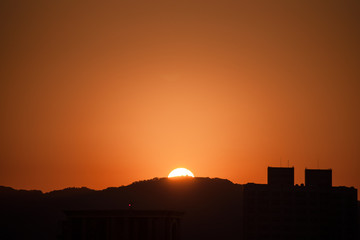 Taipei sunset skyline, Taiwan