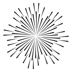 Obraz premium fireworks splash isolated icon