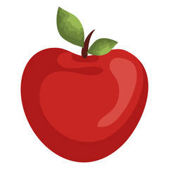 apple fresh fruit icon