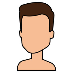 young man shirtless avatar character