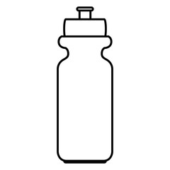 bottle gym isolated icon