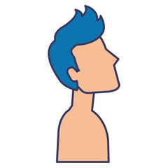 young man shirtless avatar character