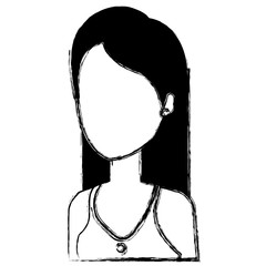 beautiful woman avatar character