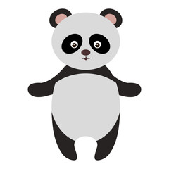 cute and tender bear panda