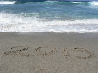 nouvel an 2019 sur une plage de reve 