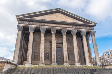 Obraz premium Paris, Madeleine church, beautiful monument 