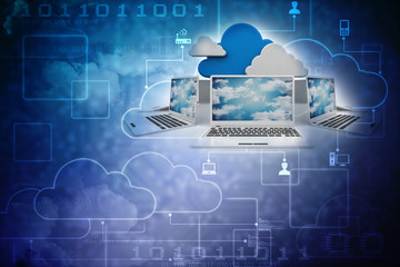 3d rendering Computer network