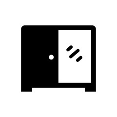 cabinet filled vector icon