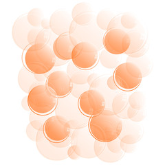  brown soap bubbles vector 