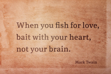 fish for love Twain