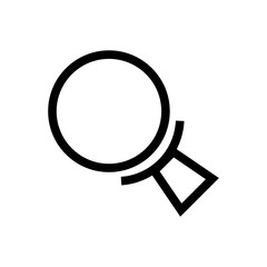 searching outlined vector icon. Simple, modern flat vector illustration for mobile app, website or desktop app