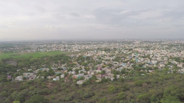 An aerial view of this colorful and energetic city of Madurai located in the south of India.