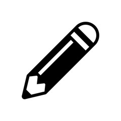 pencil filled vector icon