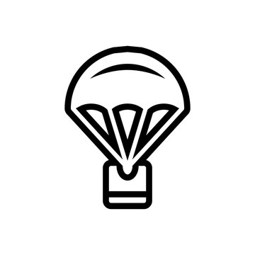 recommend clip art: parachute outlined vector icon