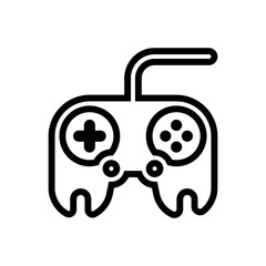 joystick outlined vector icon