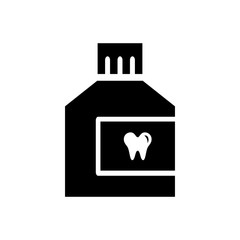 mouthwash filled vector icon