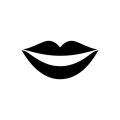 lips filled vector icon