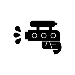 water pistol filled vector icon