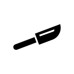 knife filled vector icon
