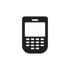qwerty mobile phone, qwerty keyboard filled vector icon. Modern simple isolated sign. Pixel perfect vector  illustration for logo, website, mobile app and other designs