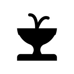 fountain filled vector icon