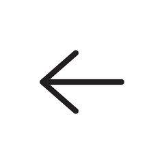 arrow left filled vector icon. Modern simple isolated sign. Pixel perfect vector  illustration for logo, website, mobile app and other designs