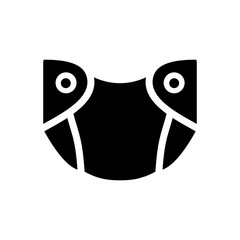 diaper filled vector icon