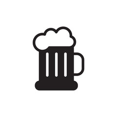 beer glass, beer cup filled vector icon. Modern simple isolated sign. Pixel perfect vector  illustration for logo, website, mobile app and other designs