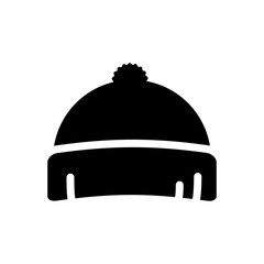 hat filled vector icon