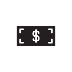 usd in cash, dollar cash filled vector icon. Modern simple isolated sign. Pixel perfect vector  illustration for logo, website, mobile app and other designs