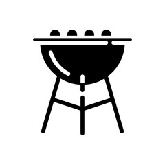 open grill filled vector icon