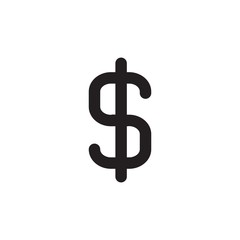Obraz premium usd sign, dollar filled vector icon. Modern simple isolated sign. Pixel perfect vector illustration for logo, website, mobile app and other designs