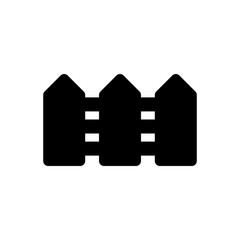 Fence filled vector icon. Modern simple isolated sign. Pixel perfect vector  illustration for logo, website, mobile app and other designs