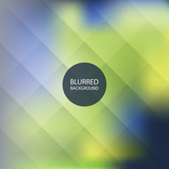 Abstract Background with Blurred Image and Transparent Grid