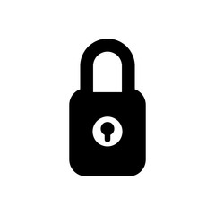 Lock filled vector icon. Modern simple isolated sign. Pixel perfect vector  illustration for logo, website, mobile app and other designs