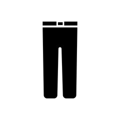Trousers filled vector icon. Modern simple isolated sign. Pixel perfect vector  illustration for logo, website, mobile app and other designs