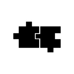Puzzle filled vector icon. Modern simple isolated sign. Pixel perfect vector  illustration for logo, website, mobile app and other designs