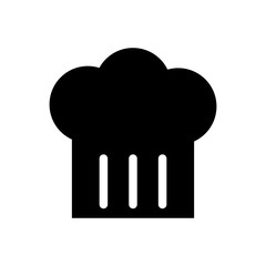 Chief hat filled vector icon. Modern simple isolated sign. Pixel perfect vector  illustration for logo, website, mobile app and other designs