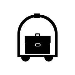 Hotel service filled vector icon. Modern simple isolated sign. Pixel perfect vector  illustration for logo, website, mobile app and other designs