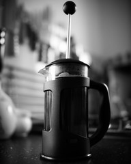 Making a coffee in the morning in my french press - 196730742