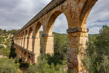 The Ferreres Aqueduct also called as Devil's Bridge