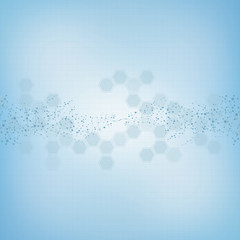 Molecule background, genetic and chemical compounds.