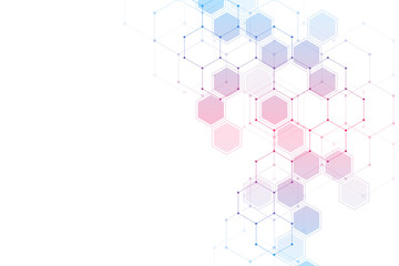 Medical technology or science background. Molecular structure and chemical compounds.