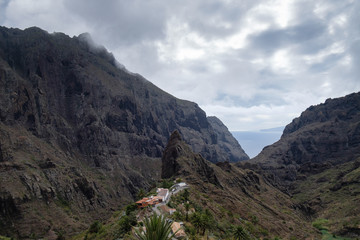 Fototapeta na wymiar view on Teno Mountains