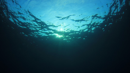 Blue ocean background