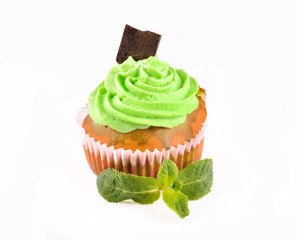 dessert on a white background