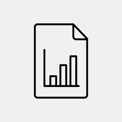 Stats vector icon