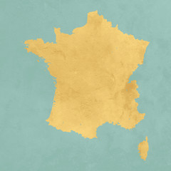 Carte texturée de la France