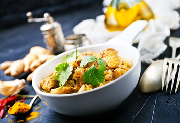 Curry of chicken
